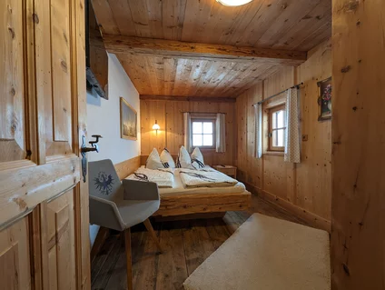 Schlafzimmer im Chalet Weberer