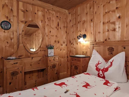 Schlafzimmer im Chalet Weberer